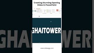 Creating Stunning Opening Slides in PowerPoint [upl. by Jessika]