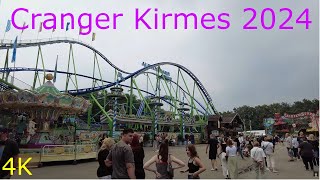 Herne Cranger🎡🎢 Kirmes 2024 4K [upl. by Nowd]