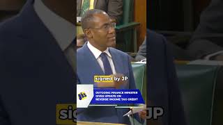 Outgoing Finance Minister give update on RTIC PT 2 jis jisnews jamaica [upl. by Akyre]