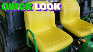 EVG11696 Two Seats for John Deere Gator  Trendroid Reviews [upl. by Hannad]