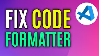 Fix Code Formatting in VSCode  Code Formatter Settings [upl. by Eletnahs]