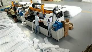 mattress pocket spring machine and assembling machine video show [upl. by Windzer]