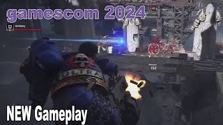 Warhammer 40K Space Marine 2 NEW Gameplay Demo gamescom 2024 [upl. by Emmer]