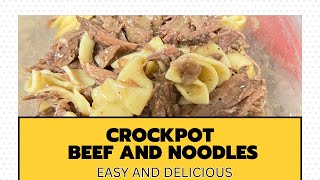 Crockpot Beef and Noodles [upl. by Remy824]