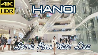 4K HDR  Night Walking Lotte Mall West Lake Hanoi  Best Shopping Malls in Hanoi  Vietnam 2023 [upl. by Pearce]