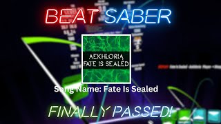 I FINALLY PASSED AND ACTUAL STREAM CHALLANGE MAP  Beat Saber [upl. by Ecadnarb134]