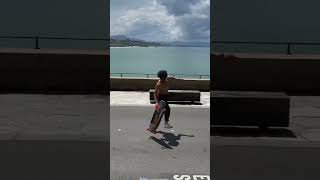 Presurf warm up session ☀️ 🛹 🏄‍♀️ longboarding longboarddancing longboard longboardtricks [upl. by Adnohsal]