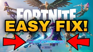 Why Is Fortnite Servers Down How To Fix Fortnite Update Servers Down Not Responding FIX [upl. by Laehcym]