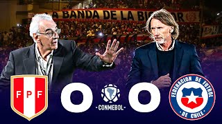 ✅ PERÚ VS CHILE  ELIMINATORIAS 2026  CLÁSICO DEL PACÍFICO SIN GOLES [upl. by Anyrb]