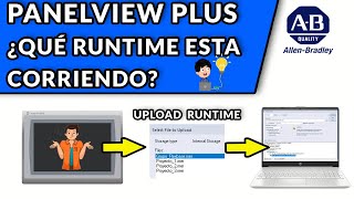 🔵✅PANELVIEW PLUS ¿CUÁL RUNTIME ESTA CORRIENDO [upl. by Graehl]