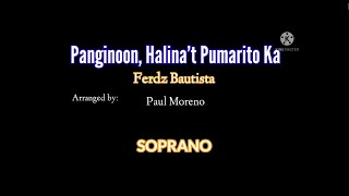 Panginoon Halinat Pumarito Ka  SOPRANO Advent Song SATB Version [upl. by Nylednarb423]