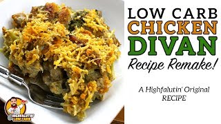 Low Carb CHICKEN DIVAN  EASY Keto Chicken Casserole Recipe  Best Low Carb Casserole [upl. by Lazare423]