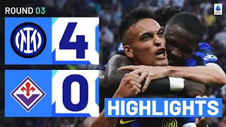 InterFiorentina 40  Lautaro and Thuram shine for Nerazzurri Goals amp Highlights  Serie A 202324 [upl. by Kitchen]