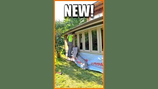 New Siding In One Minute oldhomerenovation boardandbatten siding [upl. by Newfeld]