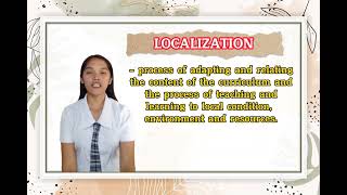 Contextualization Localization and Indigenization of the Curriculum [upl. by Kurtzig336]