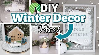 NEW Dollar Tree DIYS for a Winter Wonderland  Dollar Tree Winter Decorating  Krafts by Katelyn [upl. by Ahsaei]