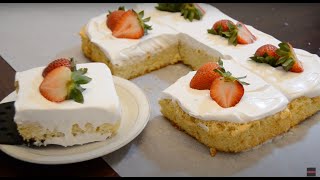 The Best Tres Leches Milk Cake Recipe  Moist Creamy and Irresistible 2024 [upl. by Cirri]