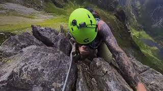 Cneifion Arete with a side of Seniors Gulley [upl. by Lodhia]