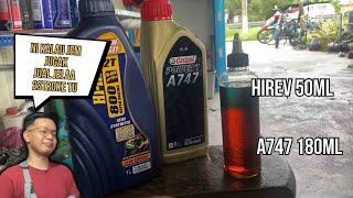 CASTROL A747  HIREV 800  🚀🚀  Tips Cham 2t dlm Tank Petrol  DIJAMIN TAK JEM 🫣 [upl. by Pet52]