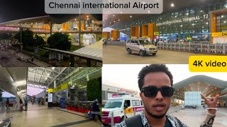 CHENNAI International Airport Arrival and Departure terminal 4K amp Cinematic view [upl. by Castora]