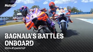 BIG Battles with Bagnaia in Jerez ⚔️  2024 SpanishGP [upl. by Caras]