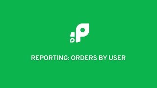 Procurify Knowledgebase  Reporting Orders By User [upl. by Anehsak]