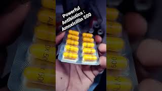 Powerful Antibiotic  Amoxicillin Capsule 500250mg  How to USE  trending shorts amoxicillin [upl. by Ilrebma]