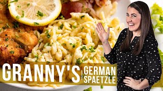 How to Make Granny’s German Spaetzle  The Stay At Home Chef [upl. by Norek]