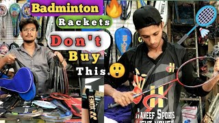 Quality Badminton racket amp shuttlecock  wholesale market  Badminton racket prices [upl. by Ettenav928]