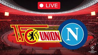 Union Berlino Napoli 01 LIVE 🔴 Partita Champions League con i tifosi napoletani allOlympiastadion [upl. by Atinuahs]