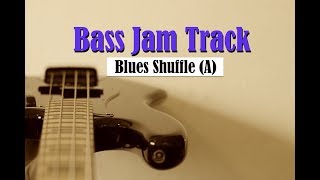 Blues Bass Backing Jam Track A [upl. by Myrta]