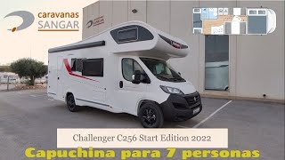 2022 Challenger C256 Start Edition Fiat  CAPUCHINA DE 7 PLAZAS  CARAVANAS SANGAR [upl. by Uohk855]