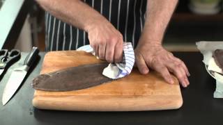 How To  prepare Dover sole [upl. by Dnomyaw]