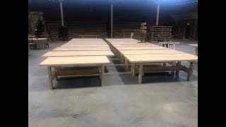 HTWPDIEpisode 1 How to build a very simple rustic folding farm table [upl. by Reisch166]