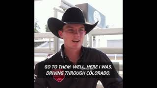 Ky Hamilton On Adjusting to America at Age 18  shorts rodeo cowboys [upl. by Philander]