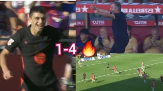 Barcelona vs Girona 14 🔥 Lamine Yamal Olmo Pedri punish stubborn [upl. by Gunter770]