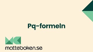 Pqformeln  Matte 2 [upl. by Jefferson676]