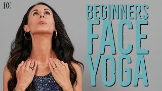 Beginners Face Yoga To Lift Your Skin Naturally [upl. by Klemm884]