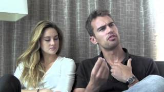 Divergent  Shailene Woodley amp Theo James Talk Divergent at SDCC [upl. by Alben775]