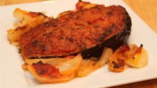 How to make Stuffed Eggplant  Rossellas Cooking with Nonna [upl. by Haet]