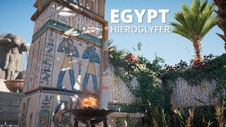 Hieroglyfer  det gamle Egyptiske skriftspråket [upl. by Redle]