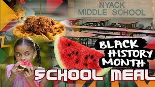 Nyack Middle School Serves Chicken Waffles amp Watermelon On First Day Of Black History Month [upl. by Yrro986]