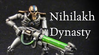 How to paint Nihilakh Dynasty Necron Warriors [upl. by Ayidah]