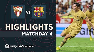 Resumen de Sevilla FC vs FC Barcelona 03 [upl. by Alfons]