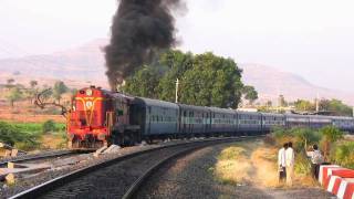 Classic Alco action at Shindawane Station [upl. by Mcilroy134]