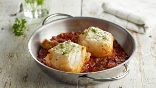 🍽 Bacalao a la vizcaina con tomate  Recetas Nestlé Cocina [upl. by Soalokin]