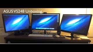 ASUS VS248P 24 Inch Monitor Unboxing [upl. by Jammal247]