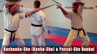 Practical Kata Bunkai KushankuSho KankuSho and BassaiSho Bunkai morote koko gamae sequences [upl. by Iroc]