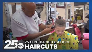 Killeen hair school gives back to school haircuts for 025 [upl. by Assilrac610]