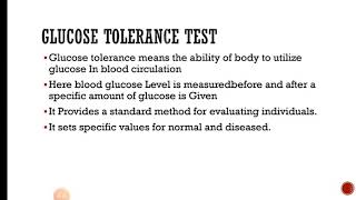 Glucose tolerance test [upl. by Eenram]